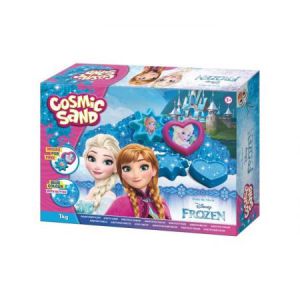 Piasek Kinetyczny Astra Cosmic, 1kg, Frozen niebieski z brokatem